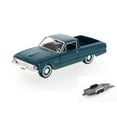 thumbnail image 1 of Diecast Car w/Trailer - 1960 Ford Ranchero Pickup Truck, Green - Motormax 79321 - 1/24 Scale Diecast Model Car, 1 of 3