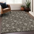 thumbnail image 6 of Addison Rugs Mayfield Washable Transitional Floral Chocolate Rectangle Rug, 2'6" x 3'10", 6 of 6