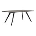 thumbnail image 5 of Primo Wexford 70 inch Wood and Metal Rectangular Dining Table for 6 People, 5 of 5