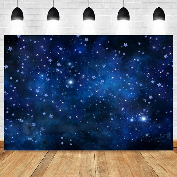 Universe Starry Sky Photography Background Glittering Stars Decoration Props Portrait Photo Backdrop Studio