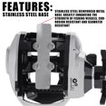 thumbnail image 3 of Large New Baitcasting Fishing Reel Saltwater Waterproof Sea Fishing 6.3:1 15KG Drag Catfishing Trolling Metal Base, 3 of 16