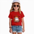 thumbnail image 4 of TOWED22 Toddler Girls Boys Halloween Shirt Graphic Short Sleeve Tee for Kids Spooky Season Fall Tops, 4 of 5