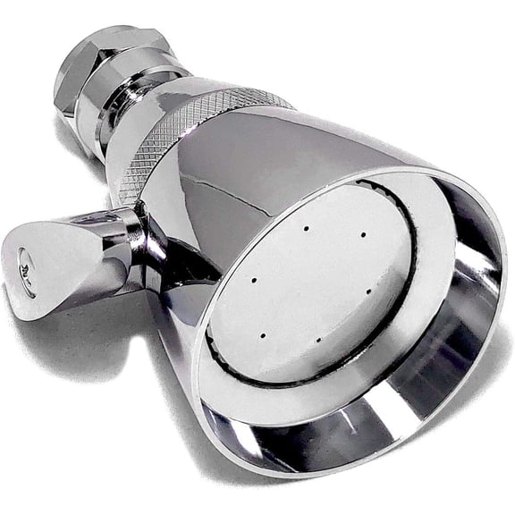 Avalon Shower Head Solid Brass Construction with Spray Side Controller Chrome Finished