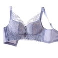 thumbnail image 2 of ATENAR Bras for Women,Wireless Bras for Women,Womens Bras,Comfort Fit,Soft,Solid,Nylon,Blue,XL(US:10), 2 of 9