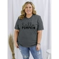 thumbnail image 4 of XCHQRTI Pumpkin Plus Size Women Tshirt Its Fall Yall Thanksgiving Short Sleeve Graphic Tees, 4 of 8