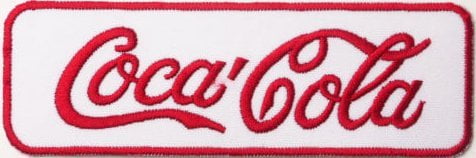 Coca Cola COKE Sew-On Embroidered Patch 4.5" x 2.5" 