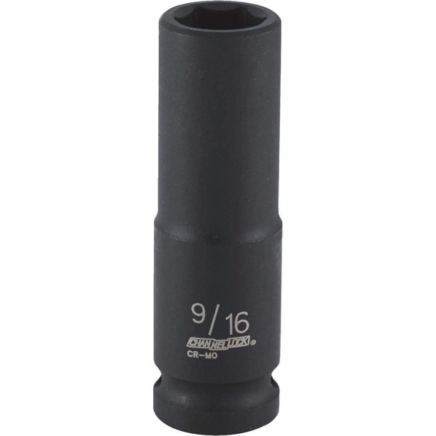 Channellock 1/2" Drive 9/16" 6Point Deep Standard Impact Socket