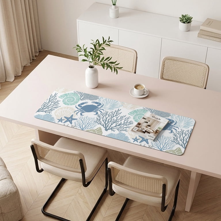 Blue Ocean Crab Heat Insulation Mats for Countertop Nautical Sea ...
