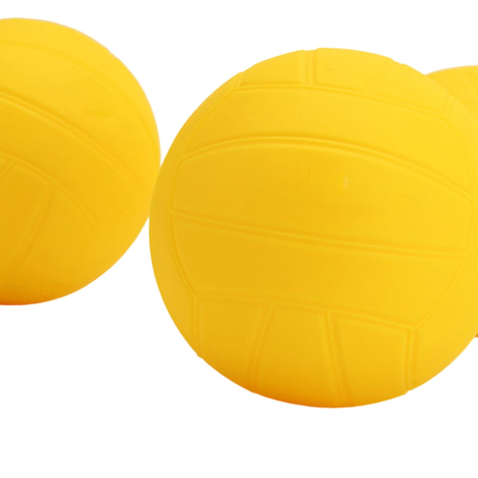harayaa -Replacement Balls, Mini Volleyball, Strong Soft Yellow Roundnet Game Balls with 3.5 Inch 3pcs