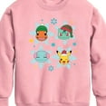 thumbnail image 2 of Pokémon - Snow Flakes - Youth Crew Fleece Sweatshirt, 2 of 4
