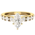 thumbnail image 5 of Engagement Rings For Women - Marquise Cut 14K Gold 1.20 CT (K,I2) GIA Certificate, 5 of 7