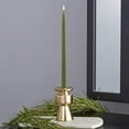 thumbnail image 2 of ROOT Candles Unscented Dipped Taper Candles, 12-inch Tall, Box of 12, Color: Dark Olive, 2 of 6