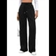 thumbnail image 2 of Pantalones Deportivos Casuales para Mujer, de Pierna , Holgados, con Cordón Ajustable, Cintura Alta, Elásticos y Bolsillos. Negro M, 2 of 10