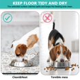 thumbnail image 4 of Boho Retro Floral Pet Feeding Mat-Abstract Art Pattern Absorbent Pet Placemat for Food and Water Bowl, with Waterproof Rubber Backing, Quick Dry Water Dispenser Mat for Dog and Cat (12"x20"), 4 of 7
