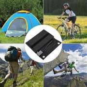 Foldable Solar Panel, Waterproof Lightweight Monocrystalline Silicon Outdoor Charger for Stable Performance