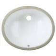 thumbnail image 4 of Nantucket Sinks 15 x 12 Inch Vitreous China Ceramic Bathroom Sink, White, 4 of 8