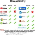 thumbnail image 4 of AnyCast Wireless Display Adapter WiFi Dongle Receiver WiFi Display M2 Plus HDMI Screen Mirroring Dual Core H.265/HEVC Decoder HD TV Stick Without Switching Miracast Airplay DLNA Support 4K 1080P, 4 of 9