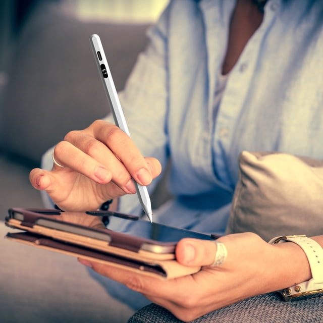 ¡Rebajas de Liquidación!, Lápiz óptico activo con pantalla de tubo Nixie, apto para iOS y Android, modo universal, 99 % de equipamiento, lápiz óptico para escribir y dibujar Akmoler