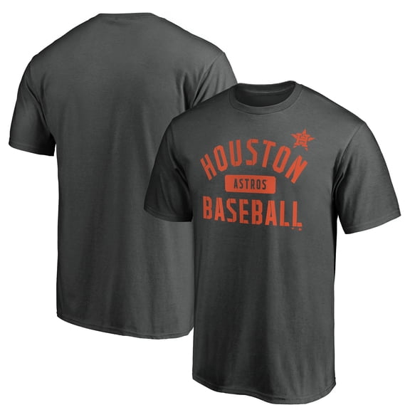 Men's Charcoal Houston Astros Team Primary Pill T-Shirt