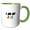 Green/White, variant on 3drose, Image of the Words I Am an Ally, 11oz Mug