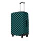 thumbnail image 1 of Balery Black And Teal Checkerboard Funda de equipaje, fundas para maletas, elástica, lavable, protector de maletas, compatible con maletas de 18 a 32 pulgadas-Large, 1 of 7