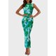 thumbnail image 4 of Vestido de invitada a la boda PRETTYGARDEN 2025 Summer Resort Green, 4 of 6