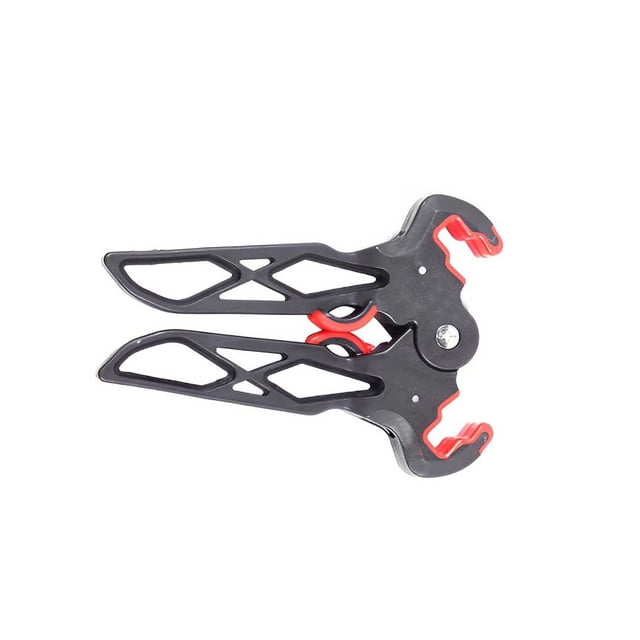 Sonducket Soporte de tiro con compuesto, estante ajustable, accesorios de tiro con ligeros, resistente al agua, resistente al desgaste, tiro y tiro con Rojo Corto