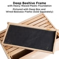 thumbnail image 4 of Stoney Acres Beekeeping Beehive Frame, Waxed Plastic Foundation, Deep Assembled, Honey Bee Hive, Amish Made, Set of 8, 4 of 7