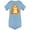 Light Blue, variant on Pixel Hamster Bodysuit Infant -Image by Shutterstock, Newborn