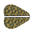 thumbnail image 5 of Yiaed Sunflowers Print Hair Cap with Button,Coral Fleece Hair Towel Wrap for Women Wet Hair,Quick Dry Turban for Wet Hair Long Thick Hair, 5 of 5