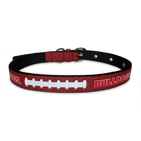Pets First NCAA College Georgia Bulldogs PREMIUM SPORTY DOG COLLAR, LIMITED EDITION, Best & Toughest Heavy-Duty Dog Collar, Medium