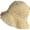Beige, variant on vlrwzc Flower Decor Straw Woven Bucket Hat Summer Sun Shade Fisherman Cap