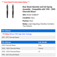 thumbnail image 2 of Rear Shock Absorber and Coil Spring Assembly - Compatible with 1995 - 2005 Chevy Blazer 1996 1997 1998 1999 2000 2001 2002 2003 2004, 2 of 2