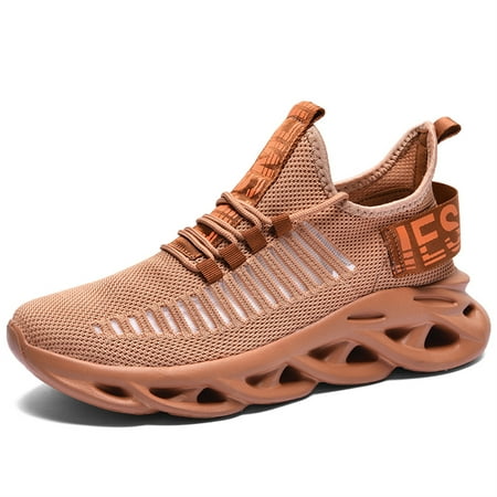 

DaoLxi Men s Shoes Platform Mesh Slip-on Air Cushion Sneakers Lightweight
