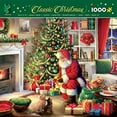 thumbnail image 2 of Ceaco - Classic Christmas - Santa's Visit - 1000 Piece Jigsaw Puzzle, 2 of 3