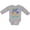 AC-Heather Grey, variant on Inktastic After Every Storm, There is a Rainbow of Hope Here I Am Boys or Girls Long Sleeve Baby Bodysuit