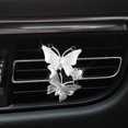 thumbnail image 3 of Clips de Forme Papillon de Voiture pour Air Conditionné Sortie Évent Décorations Attrayantes Clip Jaune 1 Pcs, 3 of 5