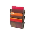 thumbnail image 1 of Deflecto Unbreakable DocuPocket - Système de Poche pour Fichiers Muraux - 3 Compartiments - pour Lettres - Fumée, 1 of 2