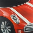 thumbnail image 2 of Atelier B Art Studio 12x12 Black Ornate Wood Framed with Double Matting Museum Art Print Titled - RED CAR WITH WHITE STRIPES CLOSEUP, 2 of 4