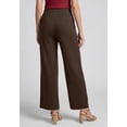 thumbnail image 3 of Jessica London Women's Plus Size Everyday Stretch Knit Wide Leg Pant, 3 of 5