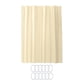 thumbnail image 2 of Cortina de ducha de color sólido con 12 ganchos - PVC impermeable, 70x78 pulgadas, tela engrosada para privacidad y decoración del baño, 2 of 6
