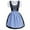 Blue, variant on Lolmot Trendy Gowns and Evening Dresses for Women Costume Maidservant Cosplay Dress Garment Acting Clothes Less Dress Bowknot Maid Dress Lace Splicing Dresses