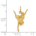 thumbnail image 2 of 14K Yellow Gold Ballerina Charm, 2 of 2