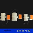 thumbnail image 2 of AC220V pvc Electric damper Air volume control valve 50/63/75/90 Ventilation pipe valve, 2 of 3