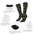thumbnail image 6 of Daiia Sports Socks Play Game3 Printed Novelty Crew Socks for Men Women Knee High Socks Cotton Socks Soft & Breathable Support Unisex Socks, 6 of 9