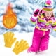 thumbnail image 1 of Guantes de Punto para Niños, Manoplas Calientes con Dedos Divididos, Prendas de Mano Invernales de Color Sólido con Fibra Acrílica, Ajuste Cómodo para Jugar, Escribir y Actividades al Aire Libre, 1 of 9