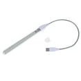 thumbnail image 1 of White Light LED USB Night Light Extended Metal Pole Moving Power Learning Table Lamp-White, 1 of 8