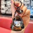 thumbnail image 5 of Keychain Cute Kawaii Anime Cool Keychains for Backpacks Space Keychains Metal Bear Schoolbag Night Light Keychain Pendant Ambient Light Keychain Catch Machine Gift, 5 of 6