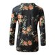 thumbnail image 5 of ICHUANYI Clearance Ladies O- Neck Long Sleeve Pockets Decorative Floral Print Casual T-Shirt Top ICHUANYI "ICHUANYI", 5 of 5