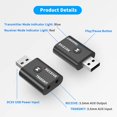 thumbnail image 3 of 2 in 1 USB Wireless Bluetooth 5.0 Audio Transmitter Receiver Adapter 3.5mm Aux Car, 3 of 9